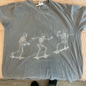 Project Social T Gray Cotton Tee